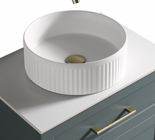 Luna Fluted 375mm Counter Top Basin