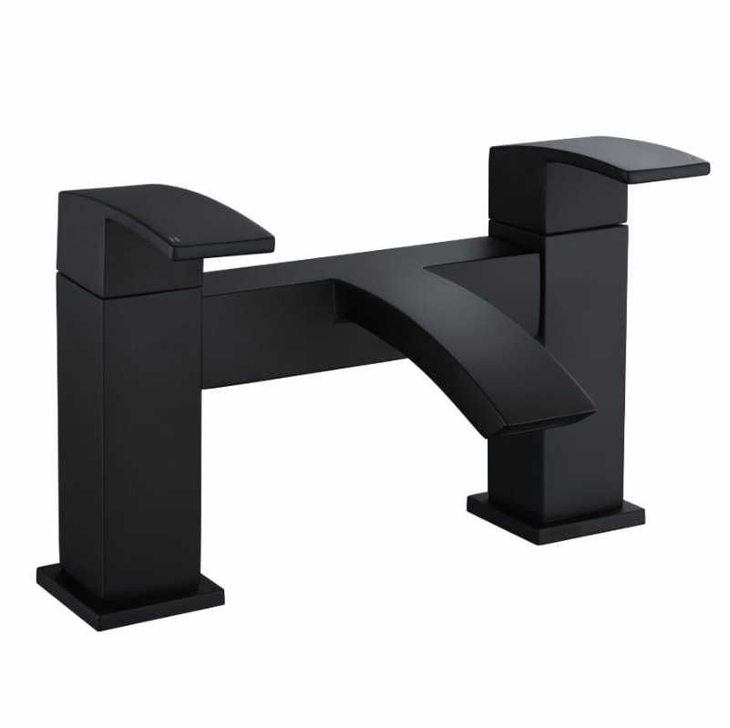 Flow Curve Bath Filler - Black