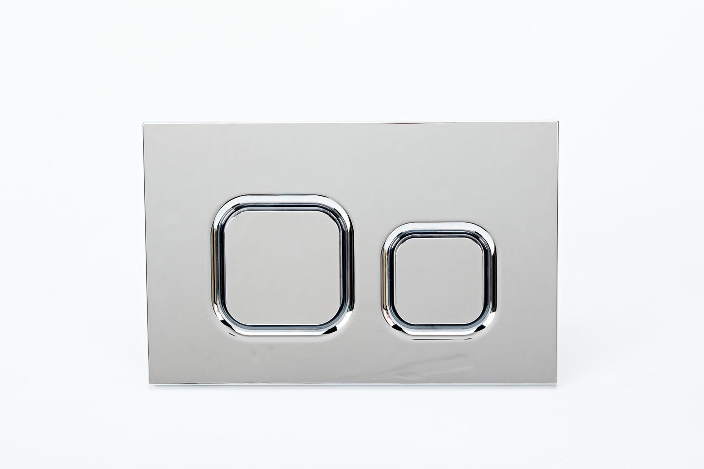 Trustfit Flush Button Plate - Chrome