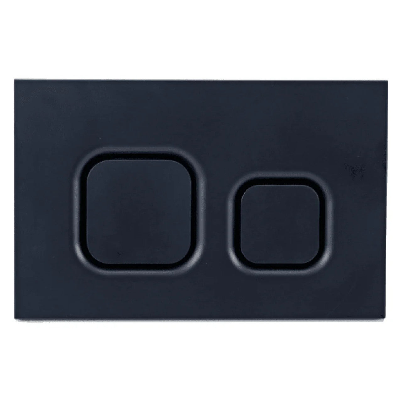 Trustfit Flush Button Plate - Black