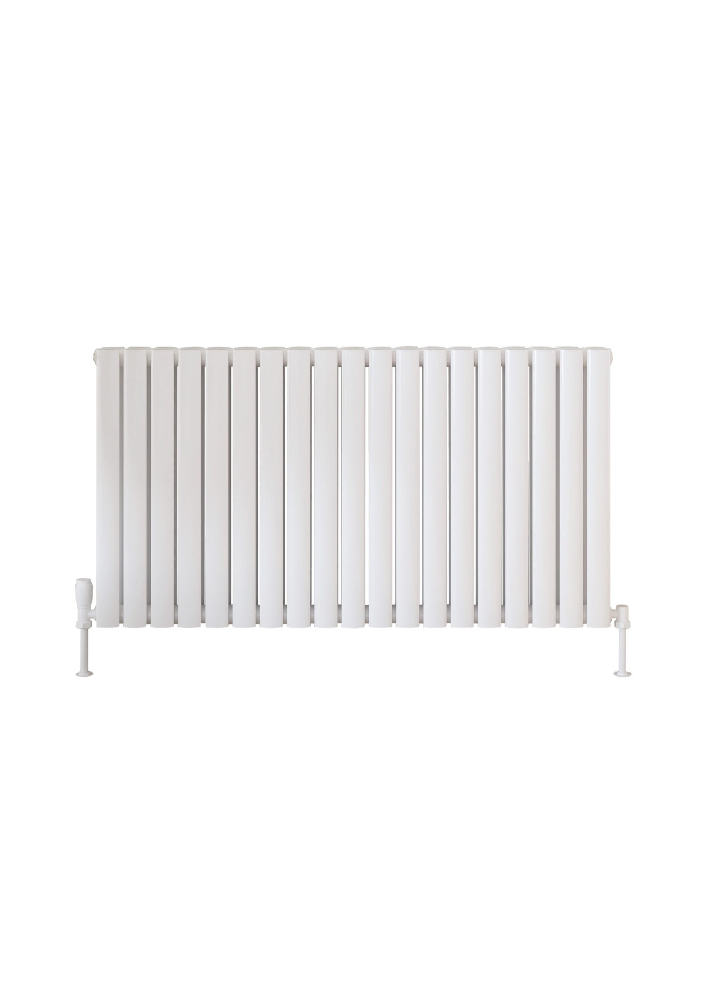 Aspect 767x600mm Designer Radiator Double - White