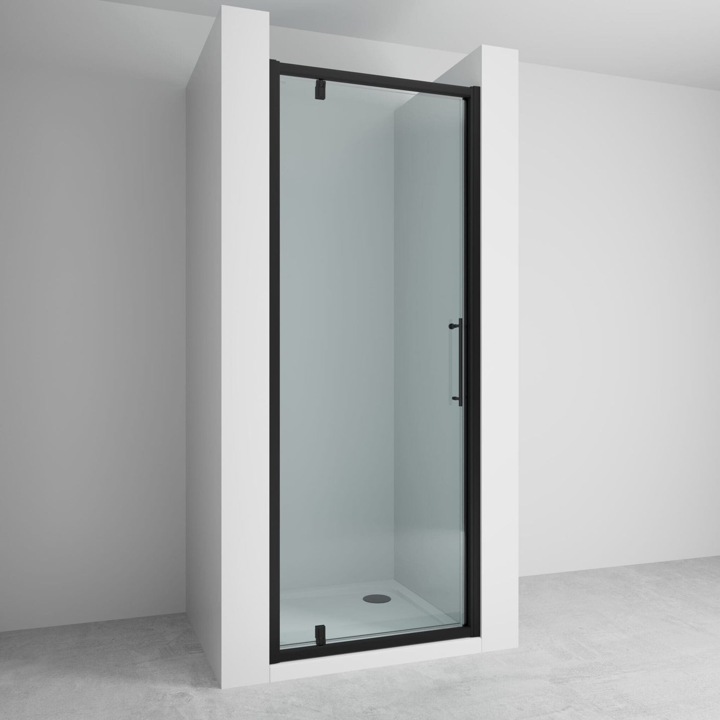 Lakes Enclosures 800 Pivot Shower Door - Black