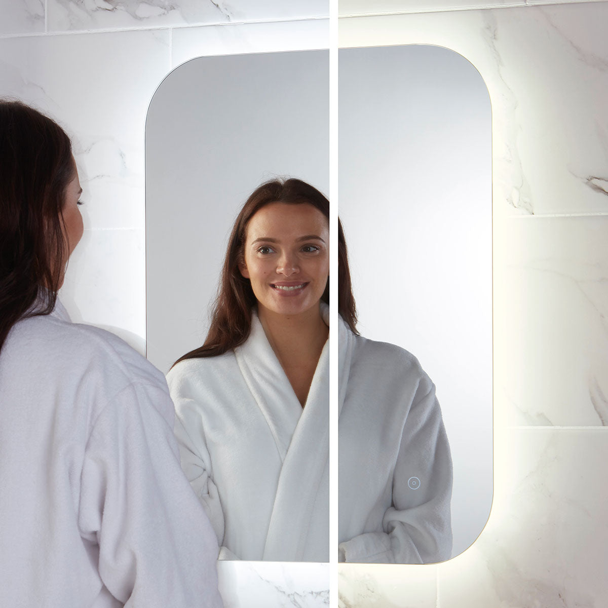 Vela 1200x600 LED Mirror