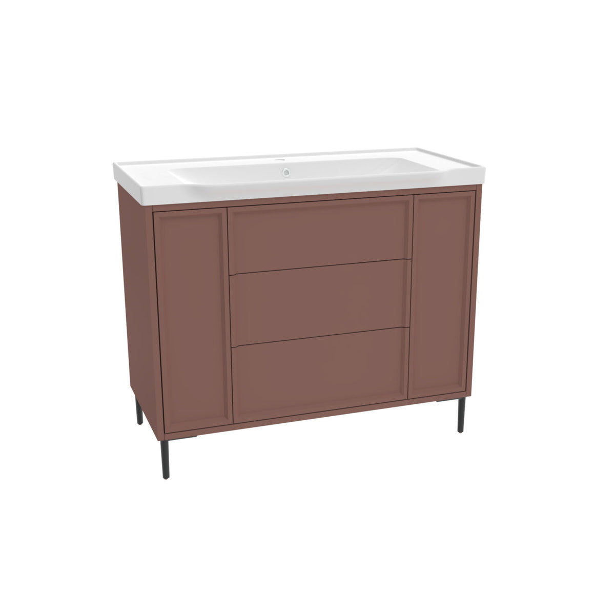 Susa 1000 Vanity Unit & Basin - Earth Red