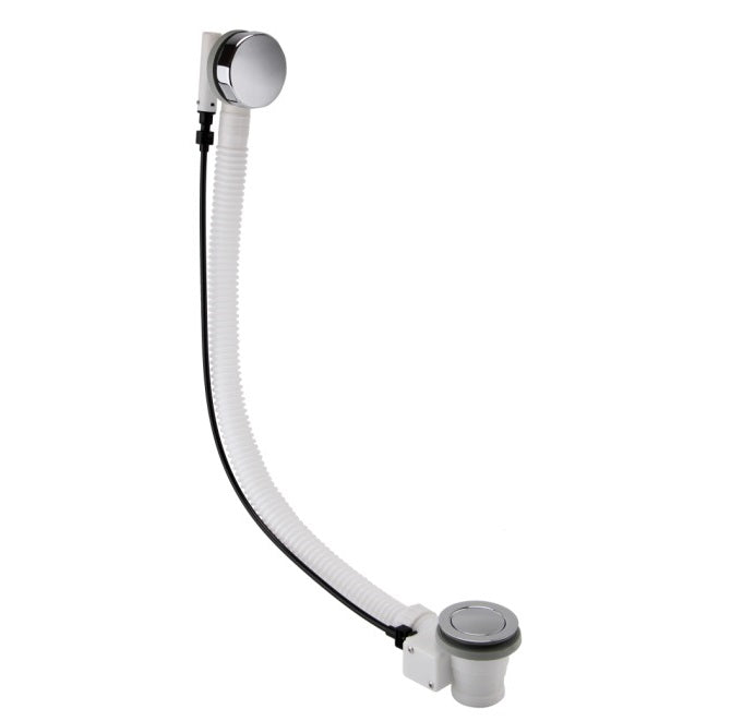 Reus Bath Pop-Up Waste with Overflow - Chrome Easy Clean