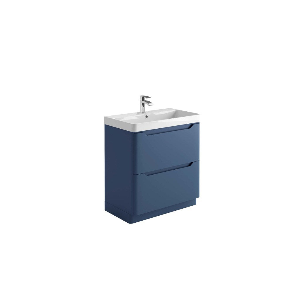 Ivrea 800 Floorstanding Vanity Unit - Blue