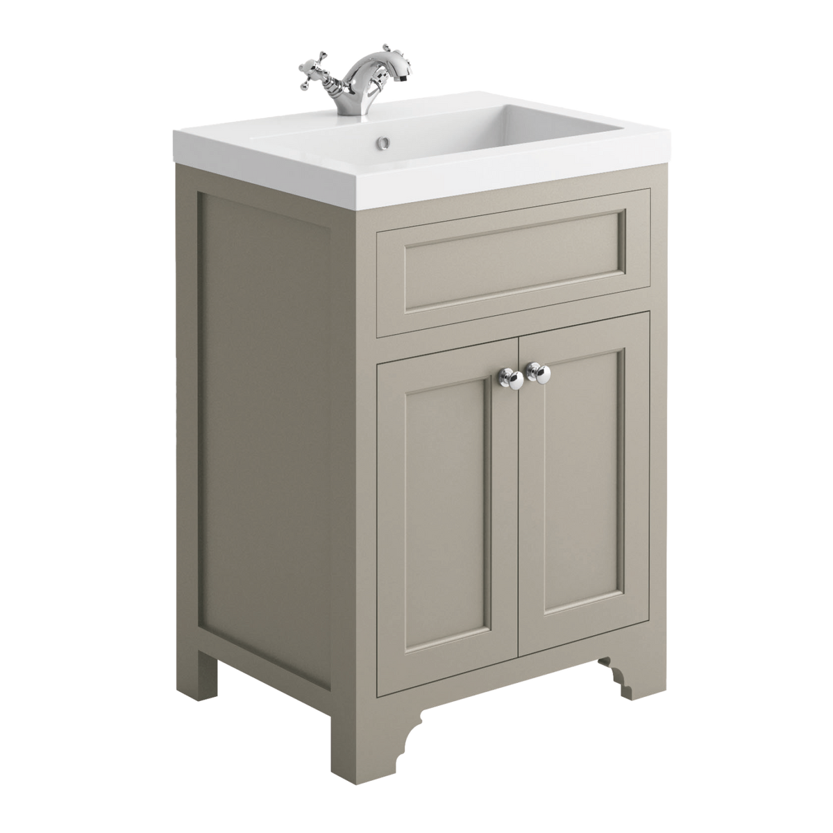 Chiavari 600 Vanity Unit & Basin - Dovetail Grey