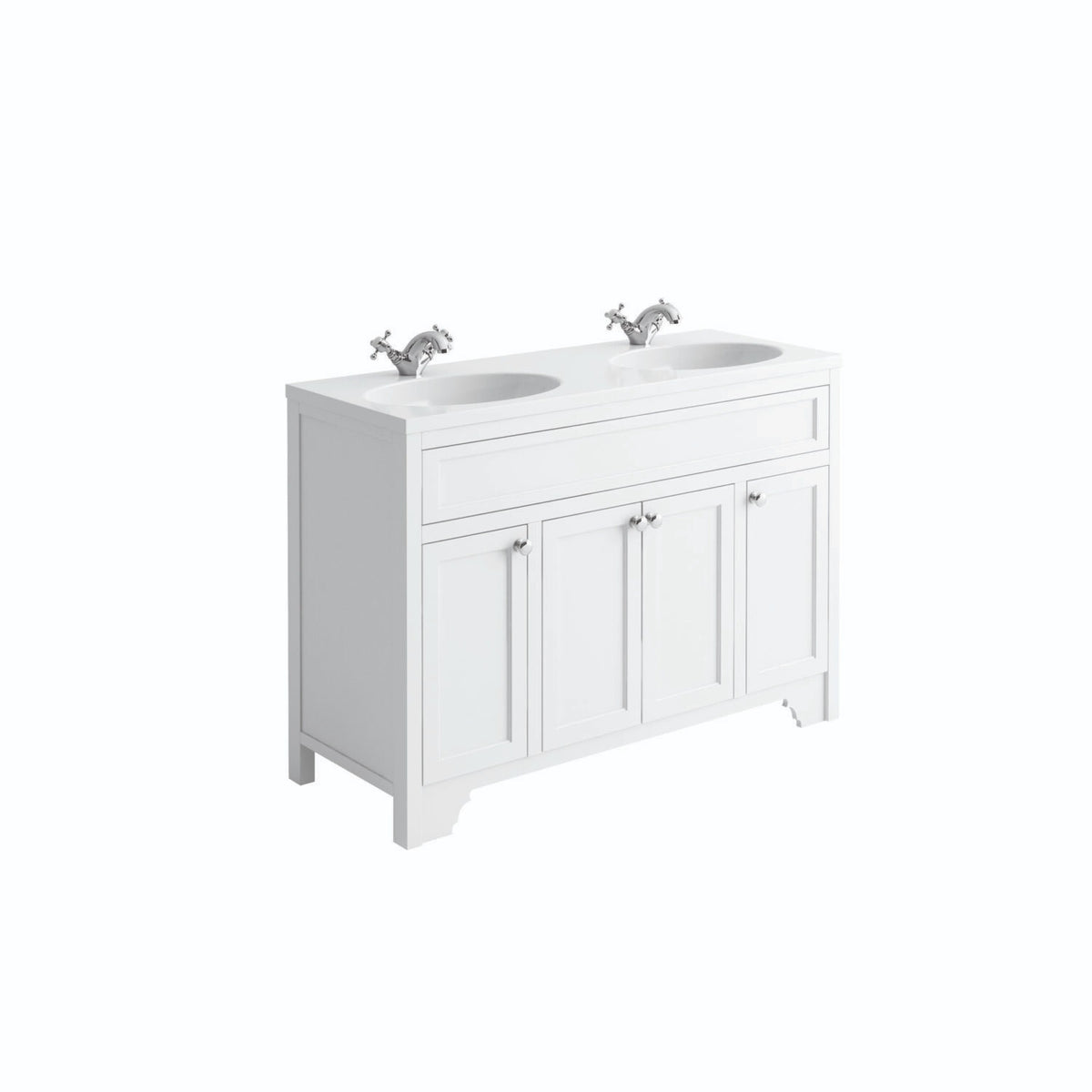 Kensington 1200mm Floorstanding Vanity Unit & Basin - Spa Grey