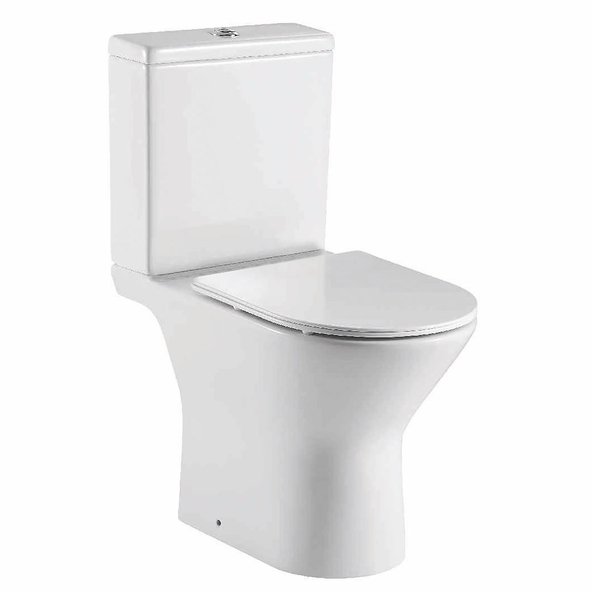 Lecce Open Back Toilet - Pan, Cistern & Seat