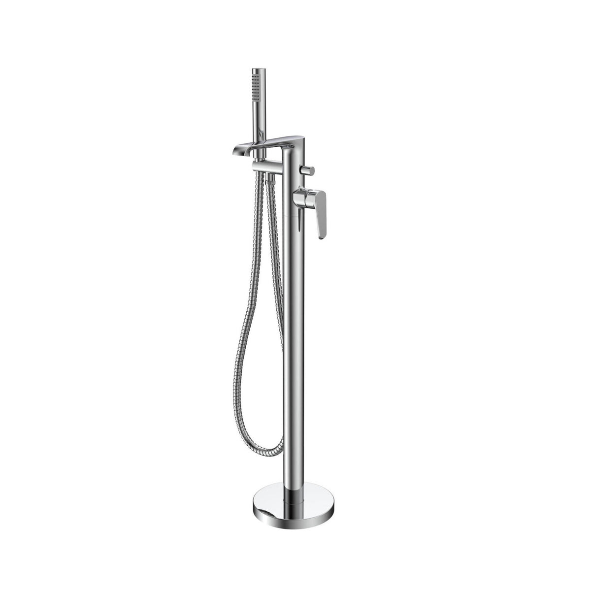 Pesaro Freestanding Bath Shower Mixer - Gunmetal