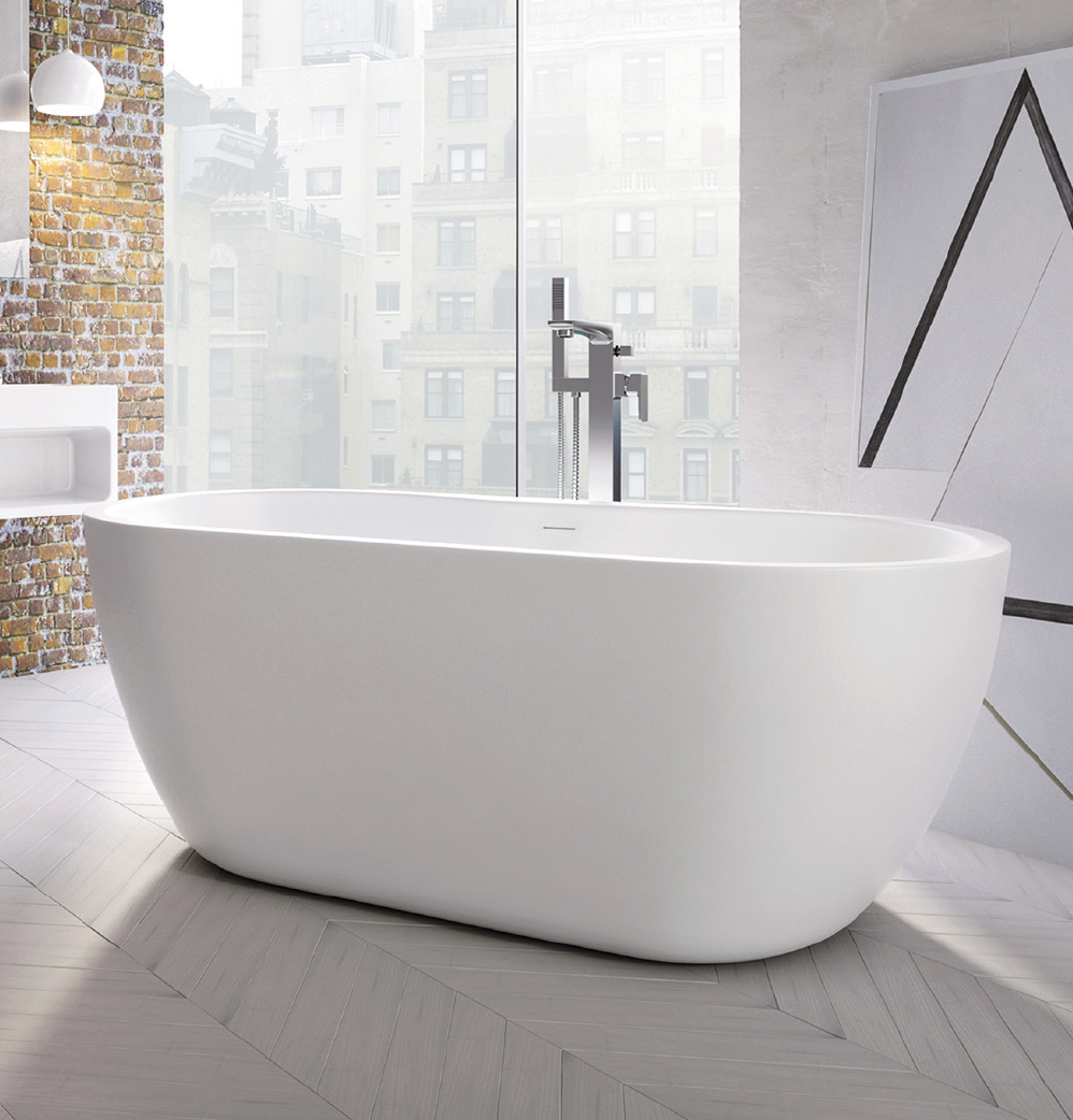 Portofino Double Ended Bath 1655mm