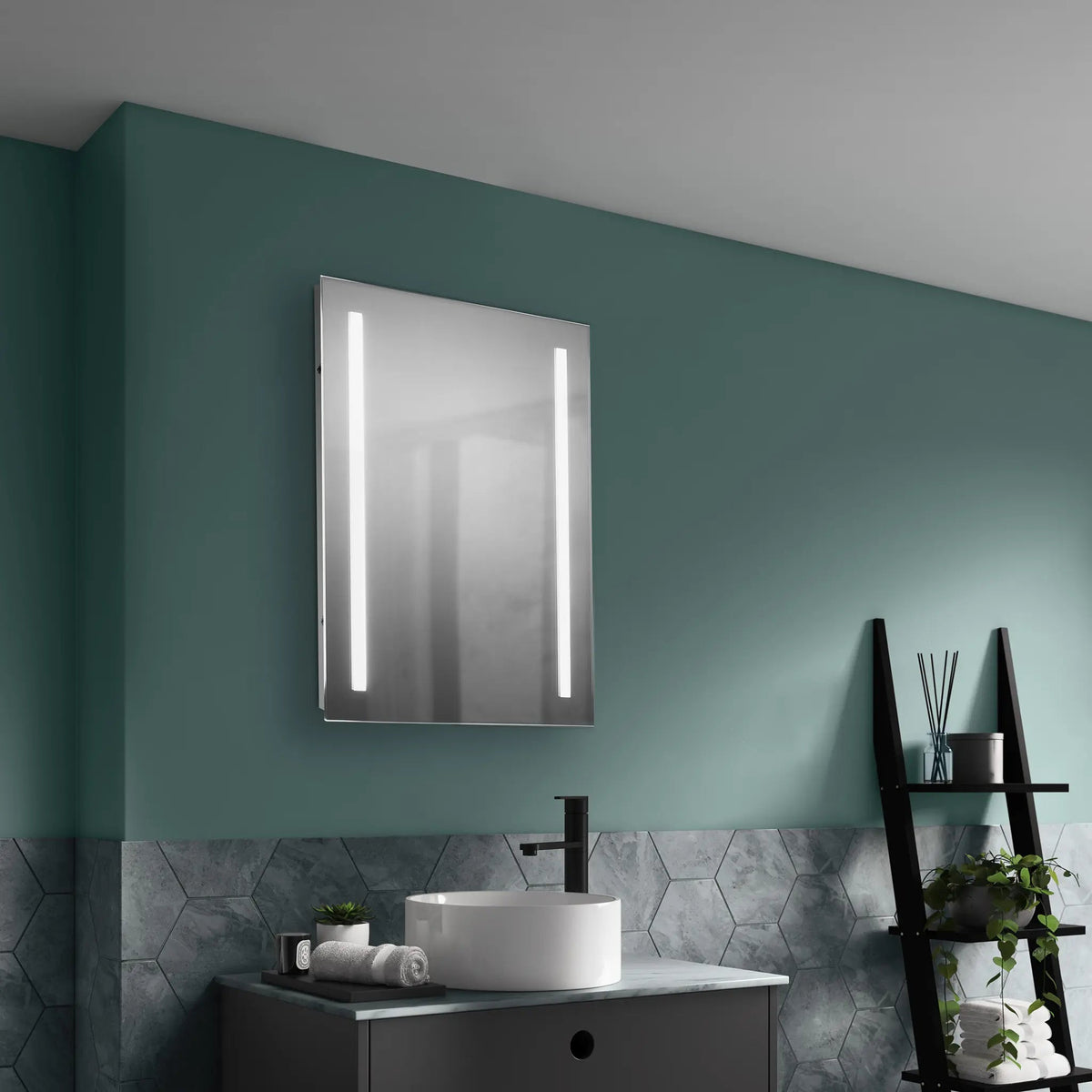 Mila Illuminated Mirror - lifestyle