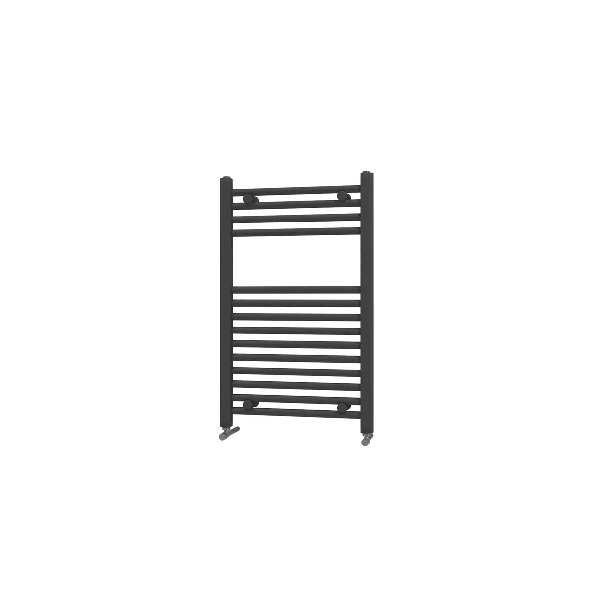 Spoleto 22mm Straight Towel Rail - Black