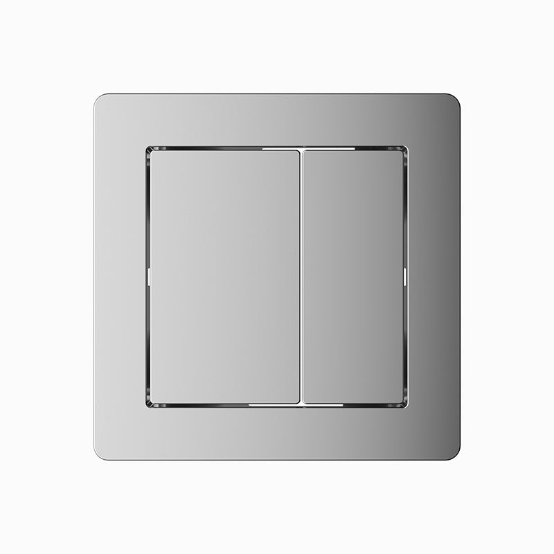 TrusftFit Sqaure Flush Button - Chrome