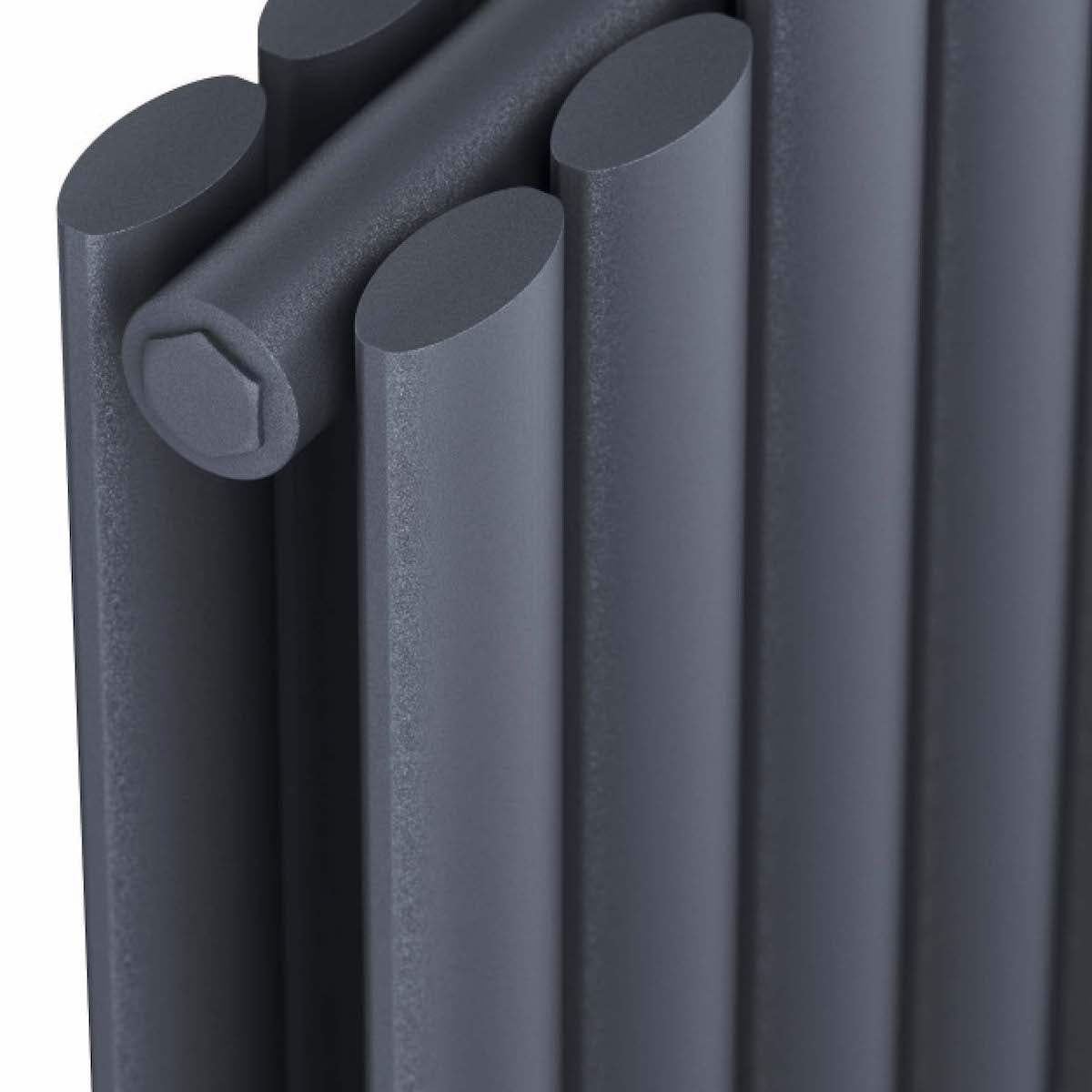 Aspect 531x1800mm Double Vertical Radiator - Anthracite