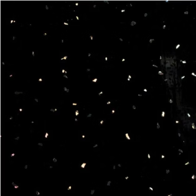 1m PVC Wall Panel - Black Sparkle Gloss