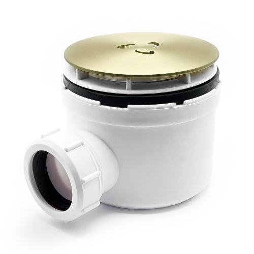 Heavy Duty 90mm Shower Trap - Brass