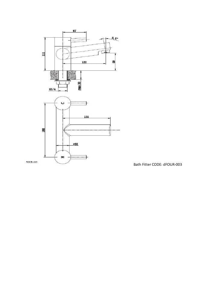 Bath Filler - Black
