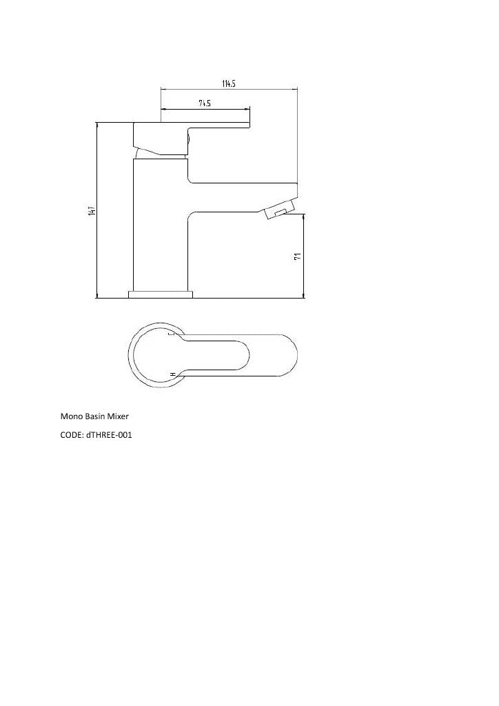 SenseWare Basin Mixer - Chrome