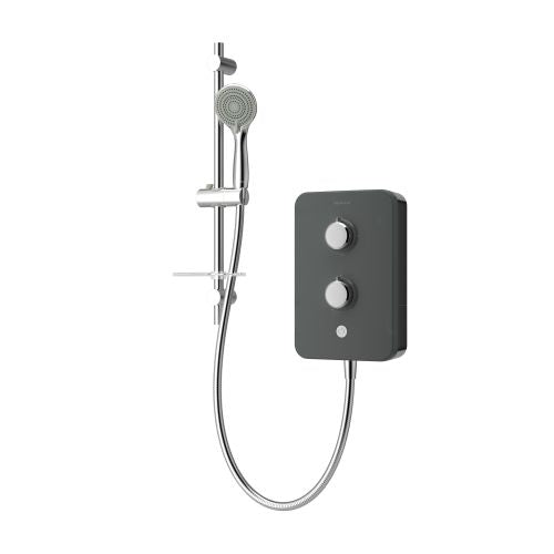 Aqualisa E2 Electric Shower With 3 Mode Handset 8.5kW Multifit Grey