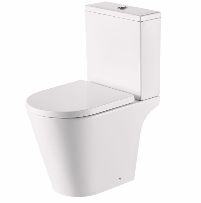 Sierra Rimless Open Back Toilet & Seat