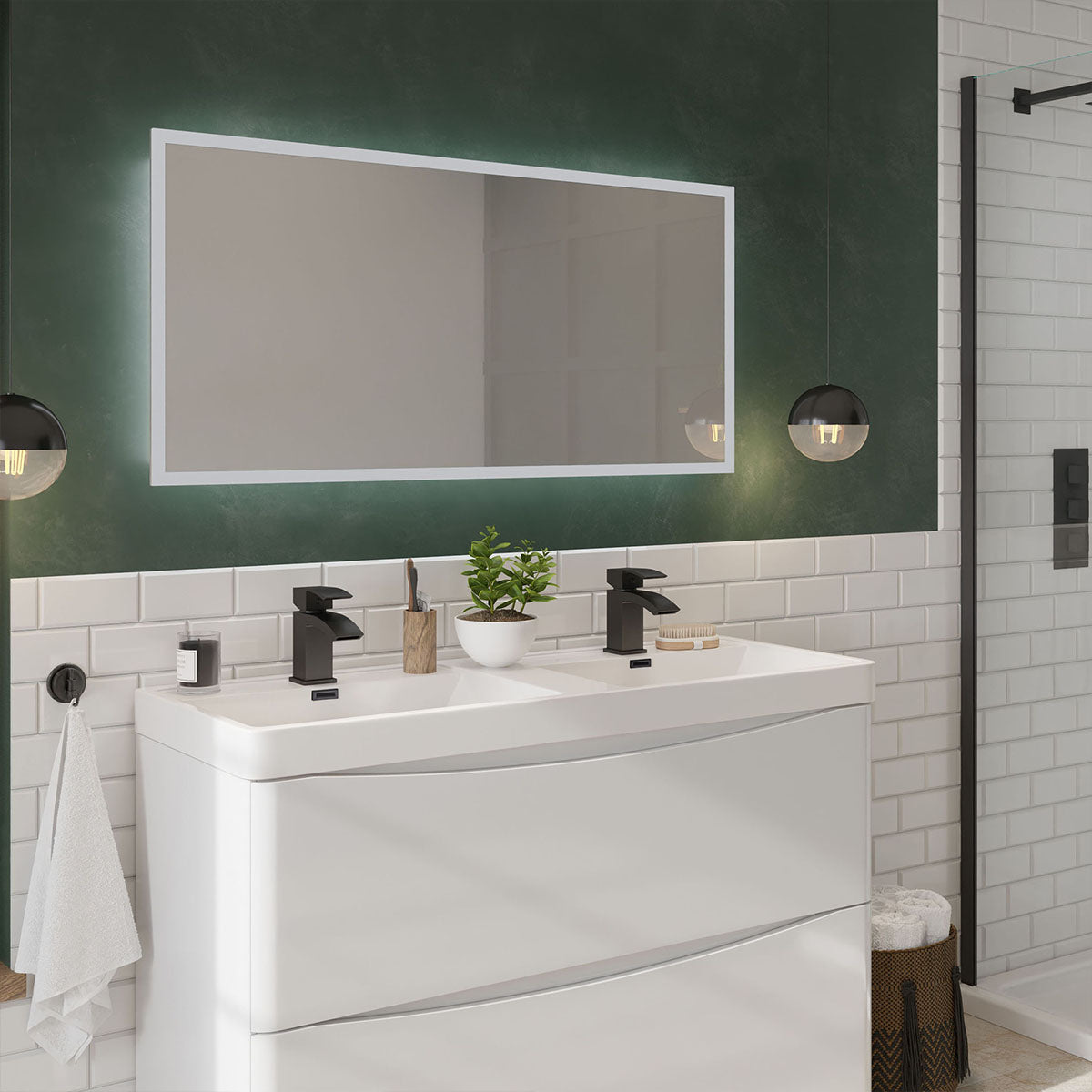 Giulia 1200x600mm LED Mirror