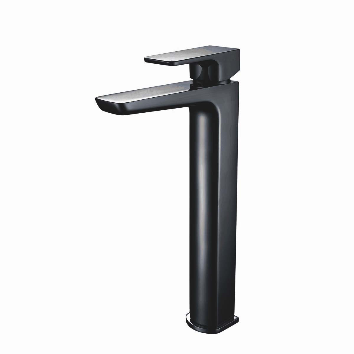 Lorenzo Tall Basin Mixer - Black