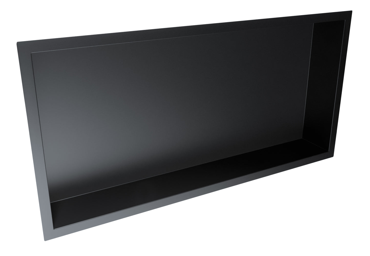 Inset Shower Niche 600x300mm – Matte Black