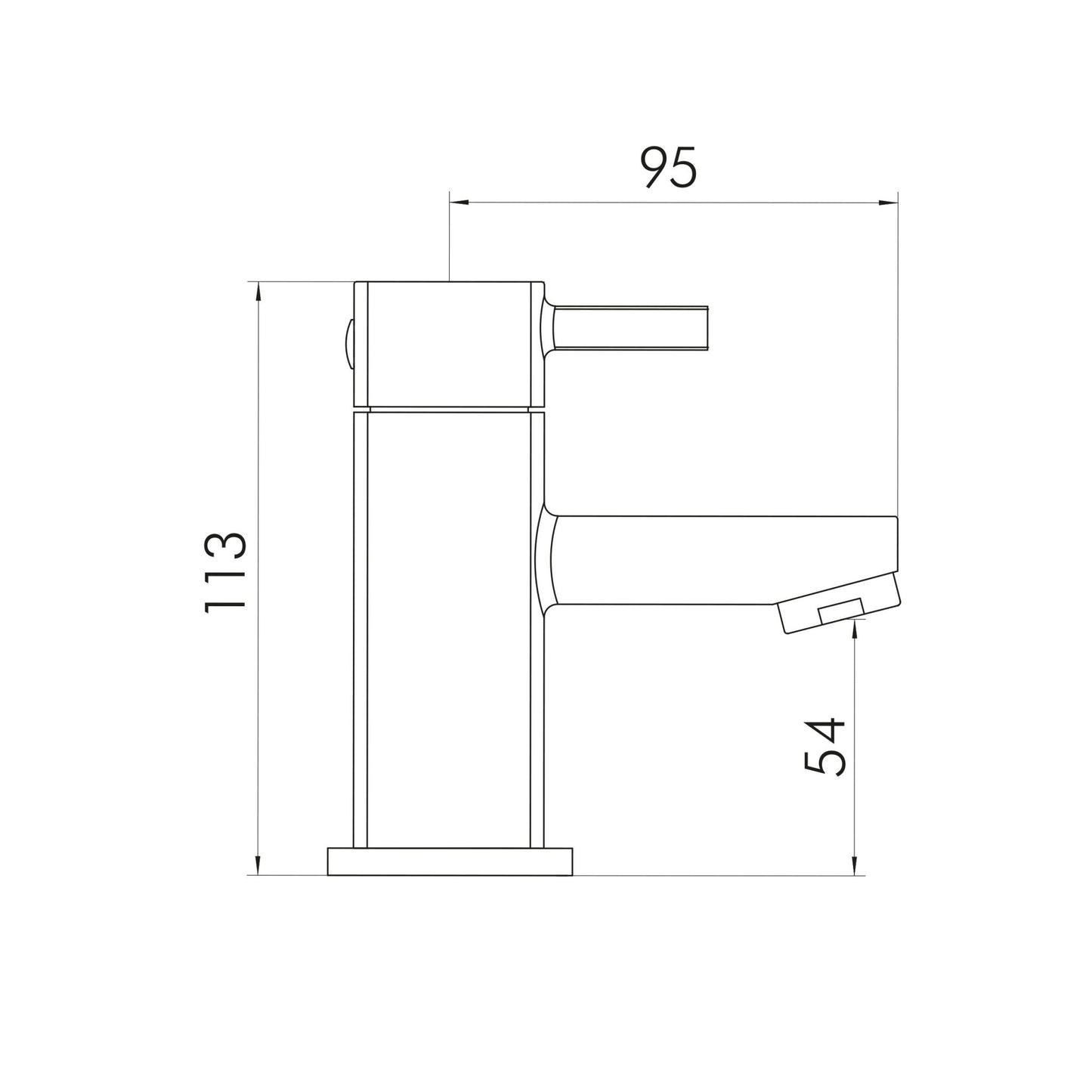 Enzo Basin Mixer - Chrome