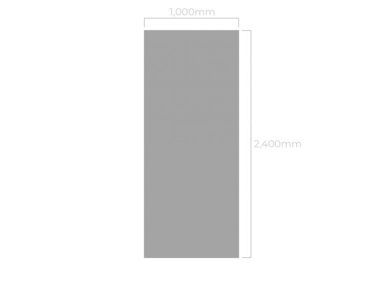 1m PVC Wall Panel - Black Marble