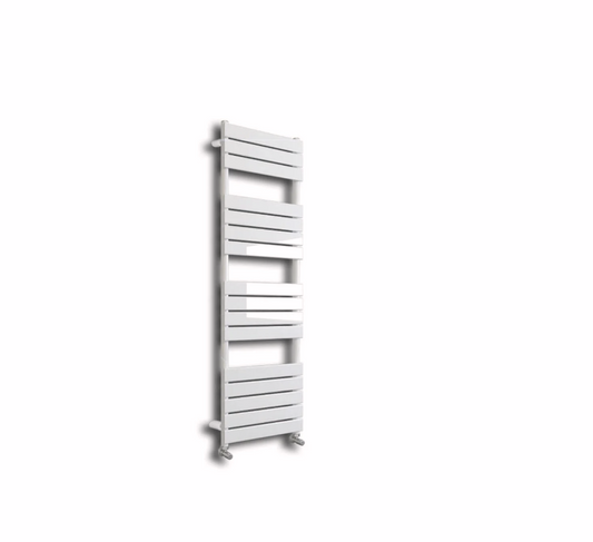 Scala 600x1600mm Designer Towel Rail - Gloss White