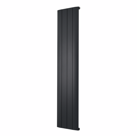 Filo 375x1800mm Aluminium Radiator - Black