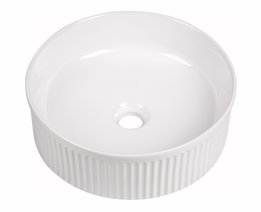 Luna Fluted 375mm Counter Top Basin