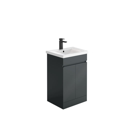 Siena 500mm 2 Door Floorstanding Vanity Unit & Basin