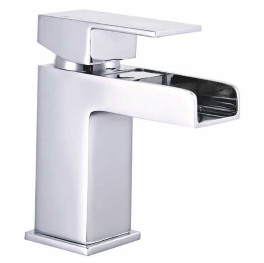 Fall Basin Mixer & Waste - Chrome