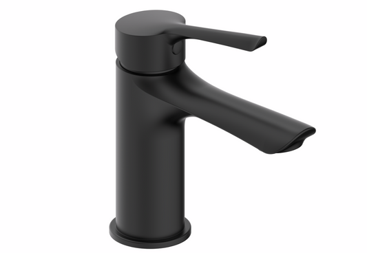Cavo Basin Mixer & Waste - Black