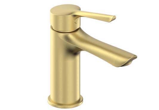 Cavo Basin Mixer & Waste - Brushed Brass
