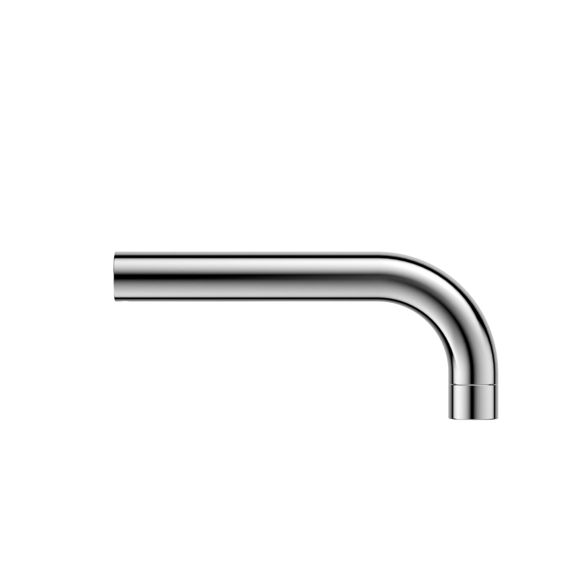 Pinnacle Cloakroom Brass Spout 140mm - Brushed Nickel