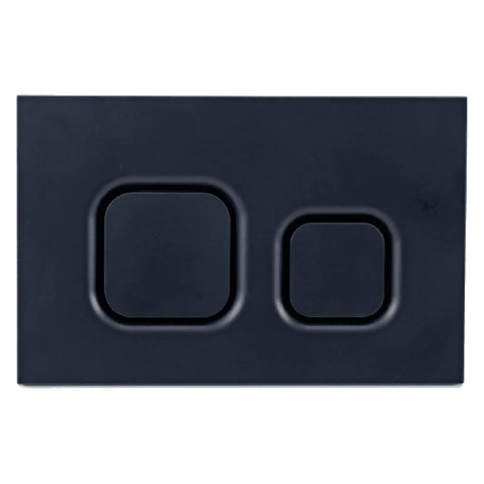 Trustfit Flush Button Plate - Black