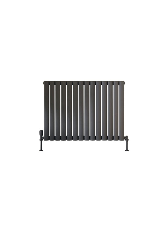Aspect 826x600mm Designer Radiator Single - Anthracite