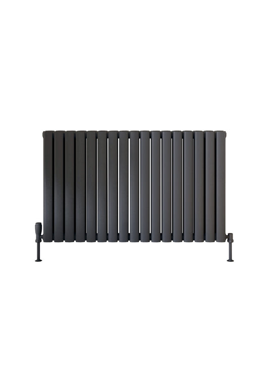 Aspect 767x600mm Designer Radiator Double - Anthracite