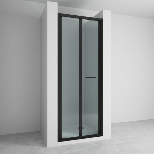 Lakes Enclosures 1000mm Bifold Shower Door - Black