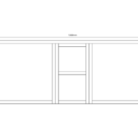 Livano 1400mm Wall Mounted Vanity Unit & Stone Counter Top - Black