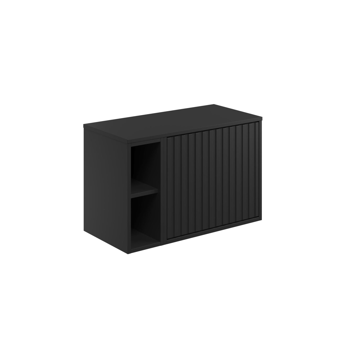 Livano 800mm Wall Mounted Vanity Unit - Black