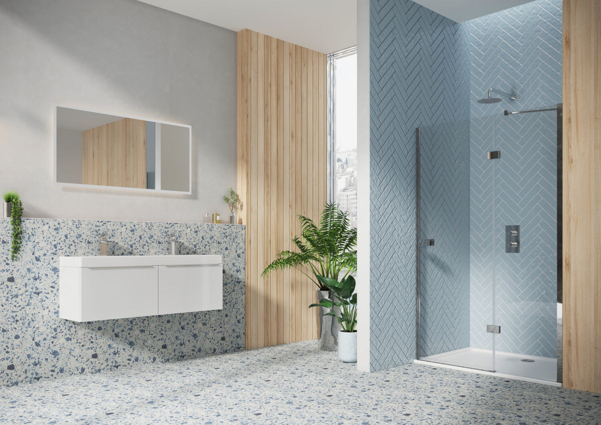 Cordoba Frameless Hinged Shower Door