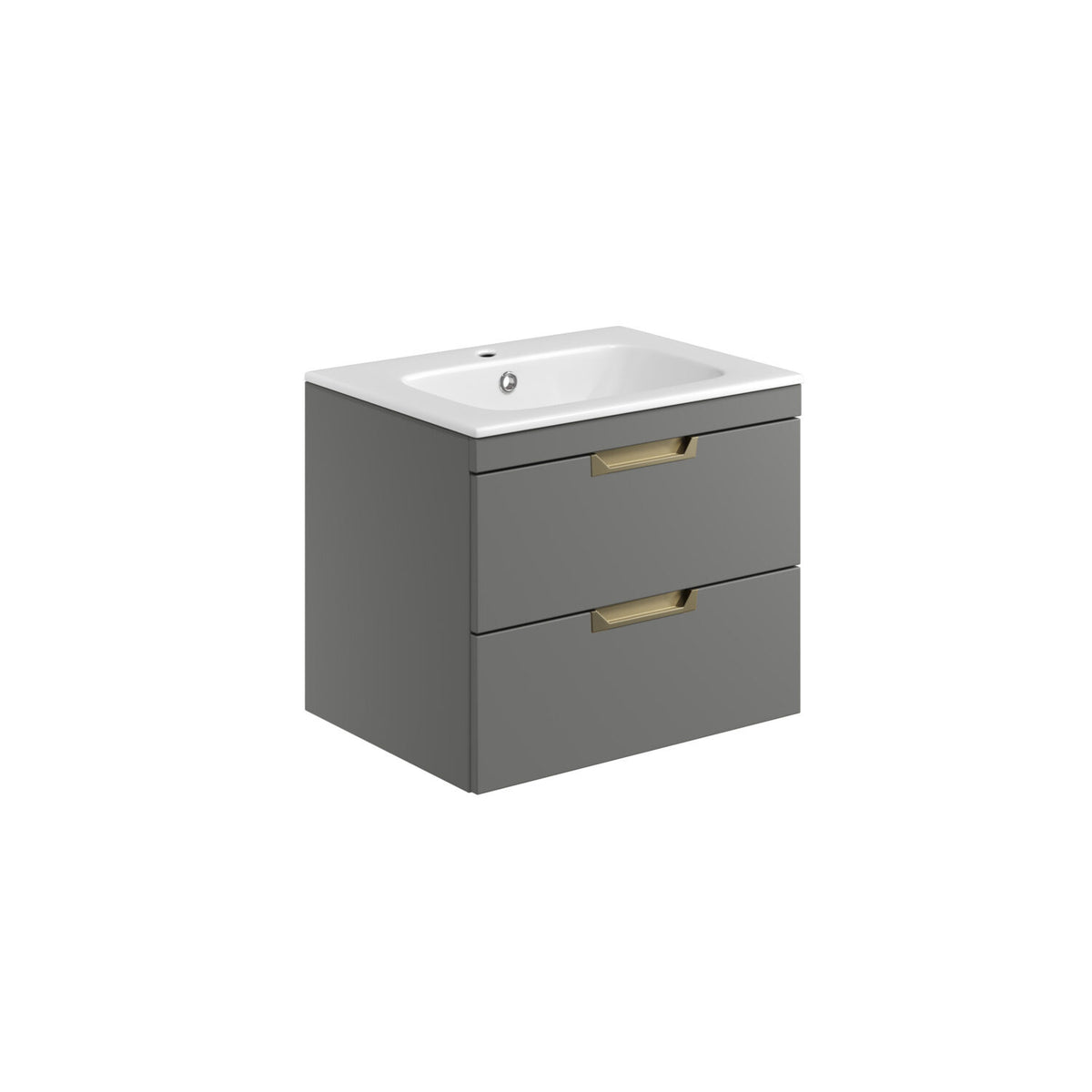 Ventimiglia 600mm Vanity Unit & Basin - Matt Grey
