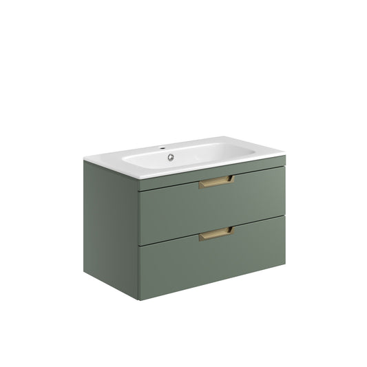 Ventimiglia 800mm Vanity Unit - Reed Green