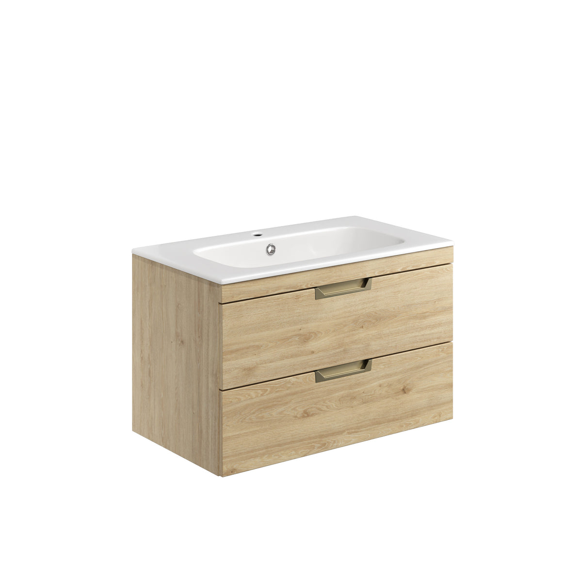 Ventimiglia 800mm Vanity Unit - Davos Oak