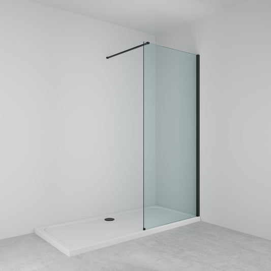 1200mm Wetroom Screen - Black
