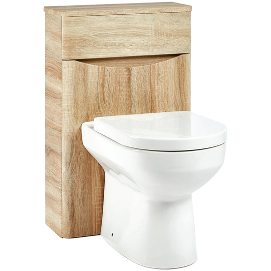 Alassio 500mm WC Unit - Davos Oak